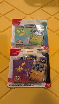 Pokemon 30th Celebration Tech Sticker Collection - Lucario/Exeggutor