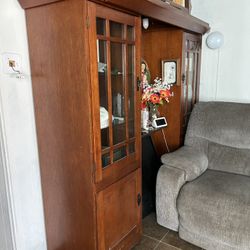 Wooden Display Cabinet