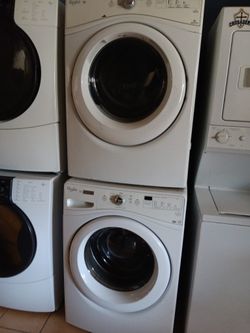 Washer and gas dryer