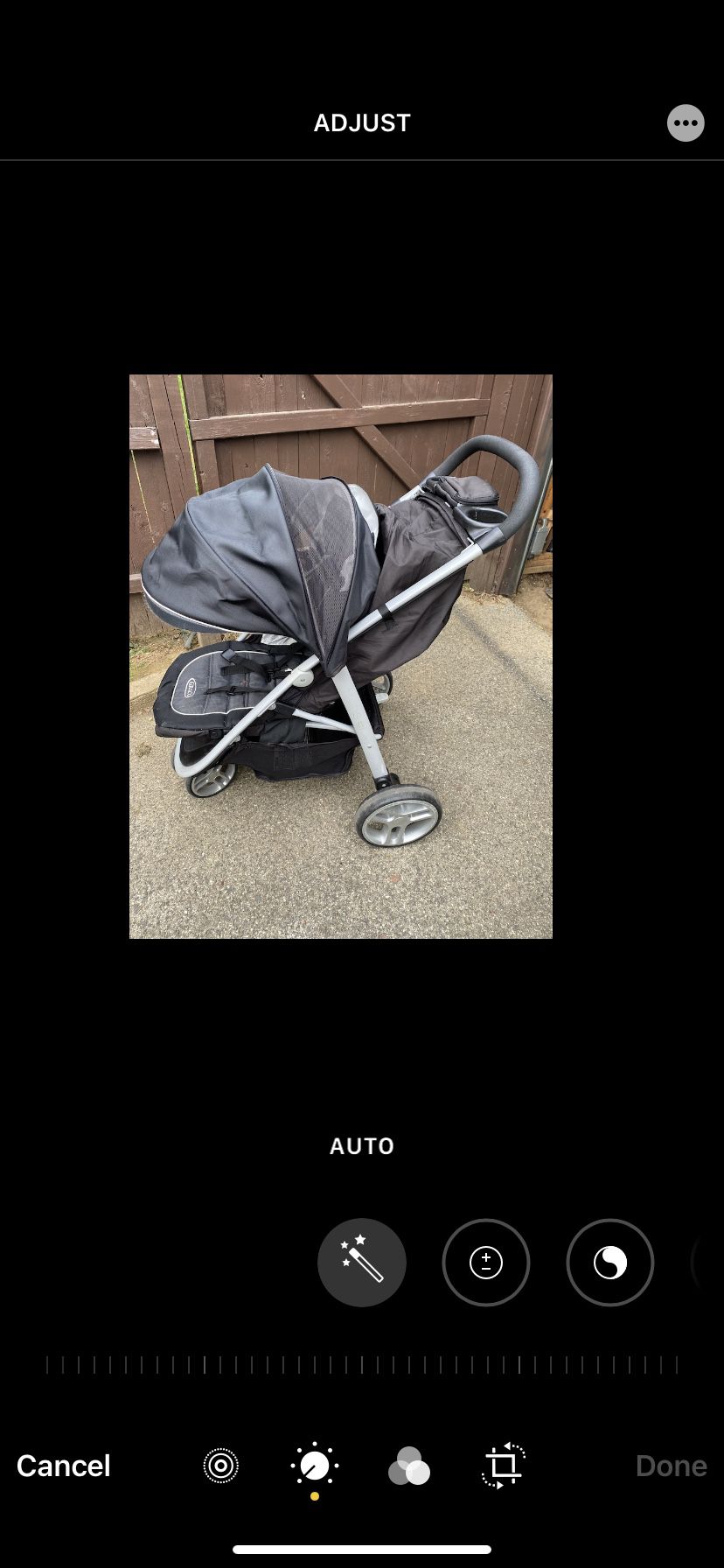 Graco Baby FastAction Fold Jogger All-Terrain 3 Wheel Stroller Gotham black silver lightweight nice!