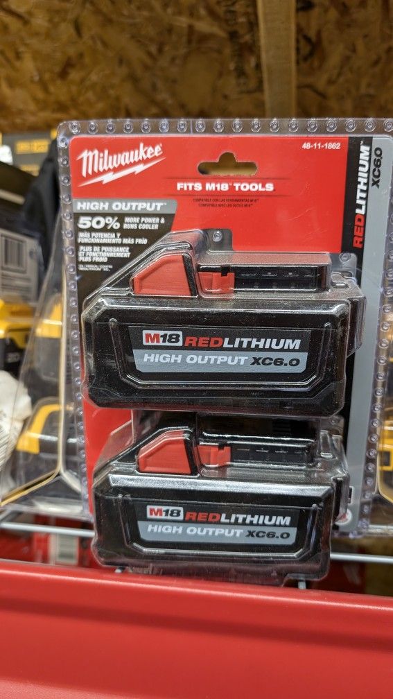 Milwaukee Batteries 6ah Pick Up Pinole Concord