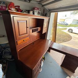 Meridian Riverside Cherry Desk Hutch