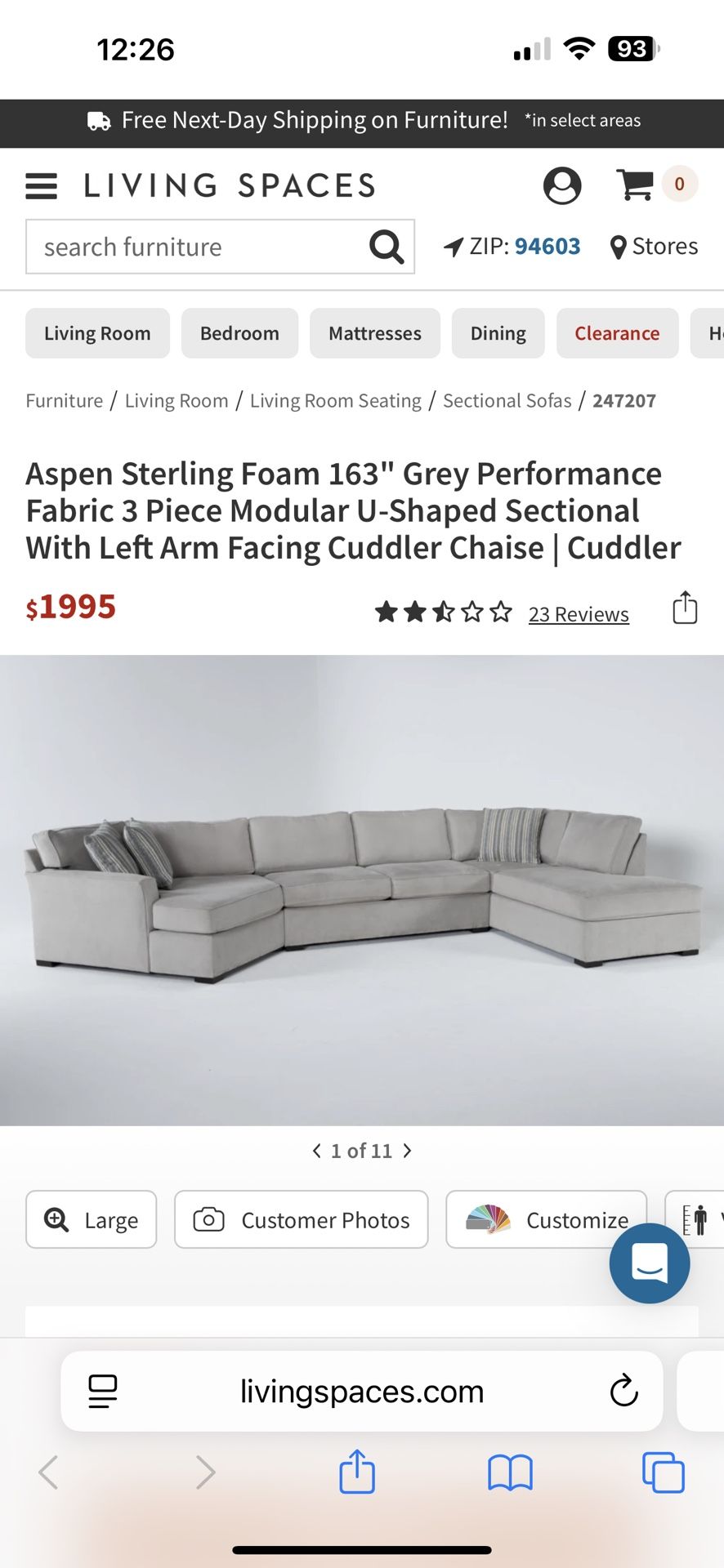 3 Piece Sectional