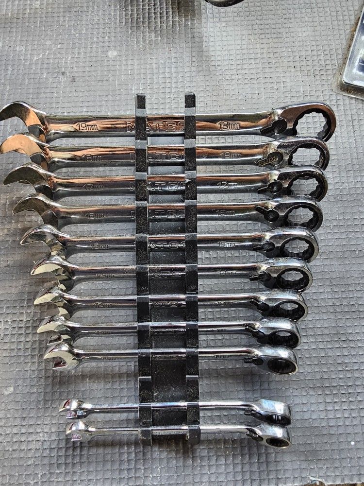 Metric Matco 11-Piece Combination Wrench Set