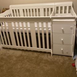 Baby Crib And Mattress