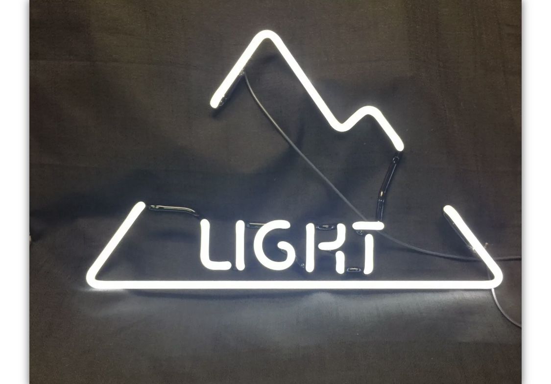 Neon sign repair tube Coors Light 22”x14” NEW replacement tube only