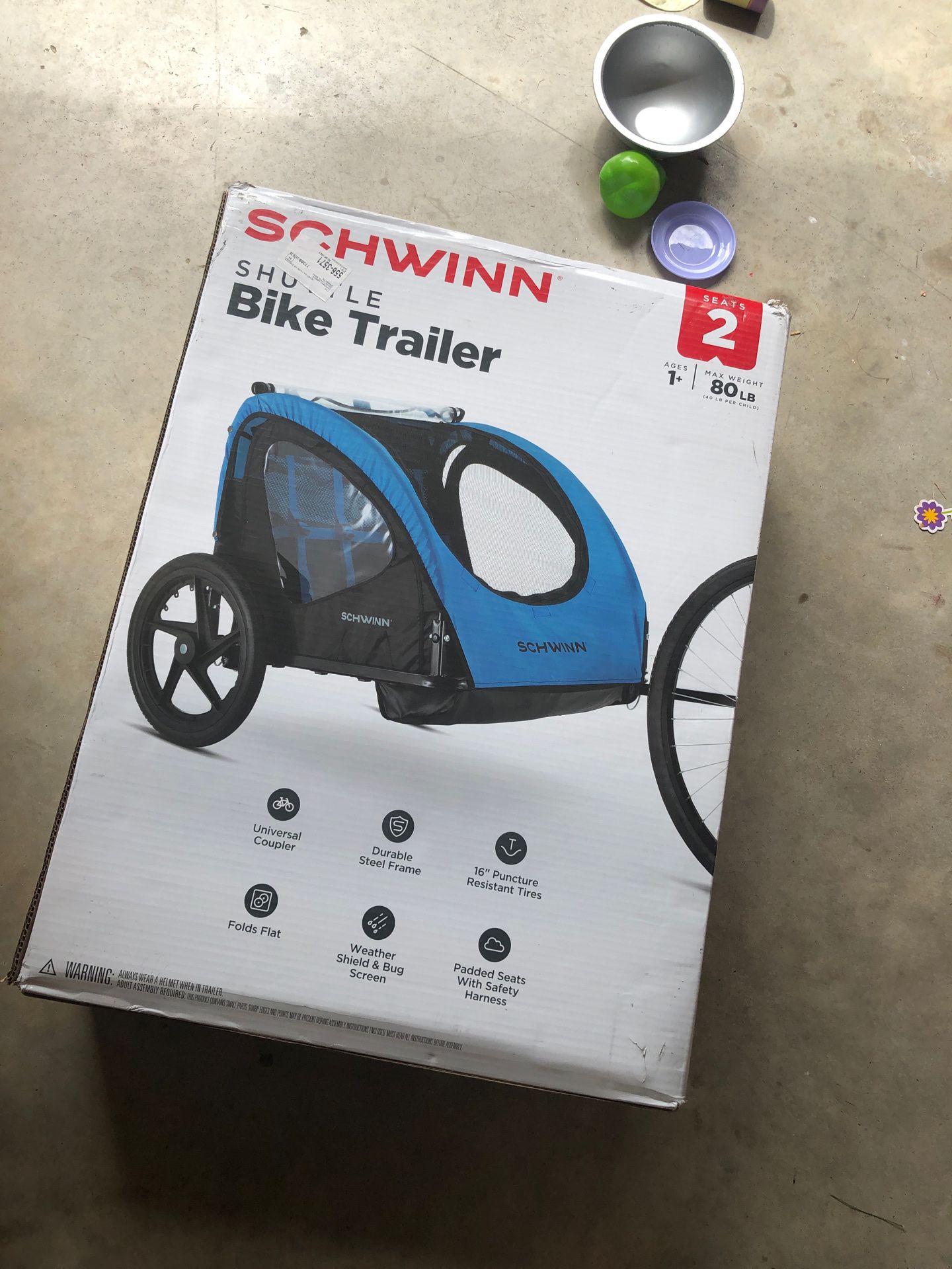 Schwinn Shuttle Bike Trailer New