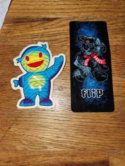 Vintage Skateboard Brand Sticker Mummy Boy & FLIP