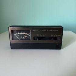 Vintage Seiko Quartz Guitar Tuner - Retro