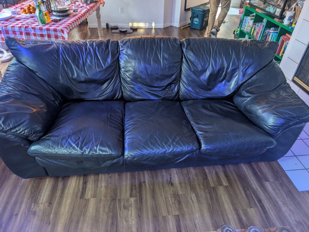 Free - Italian Leather Sofa 