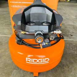 RIDGID 6 Gal. Portable Electric Pancake Air Compressor