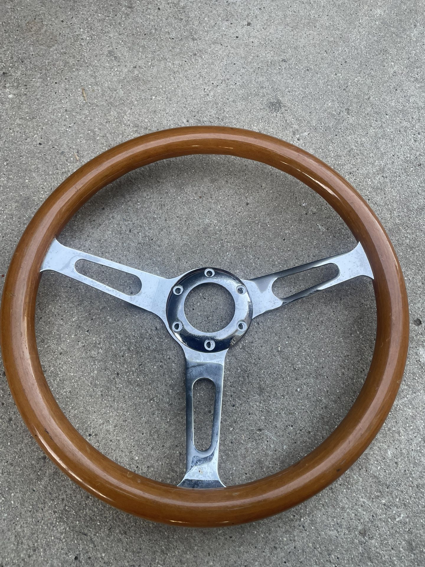 Wooden Steering Wheel