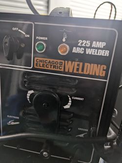 Chicago Electric 225 Amp Arc Welder, Cart, & Propane 