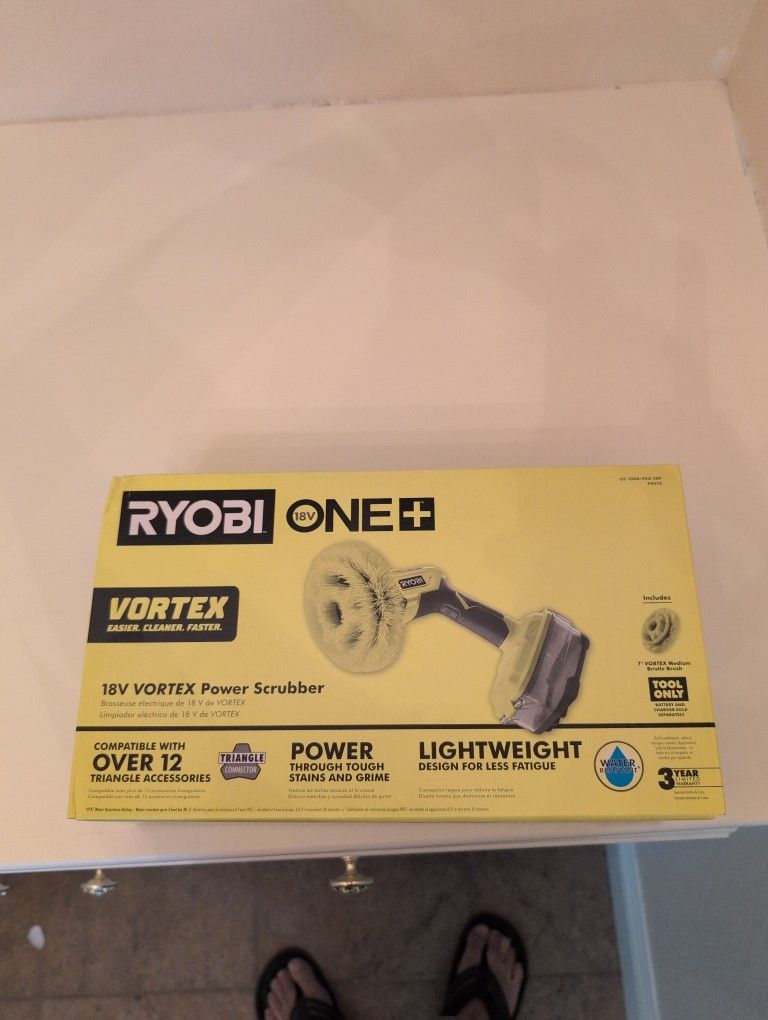 Ryobi Cordless VORTEX Power Scrubber
