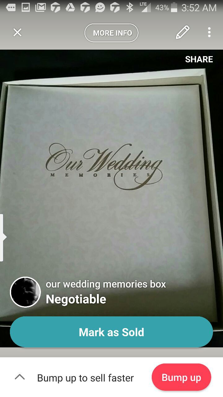 Wedding scrap book