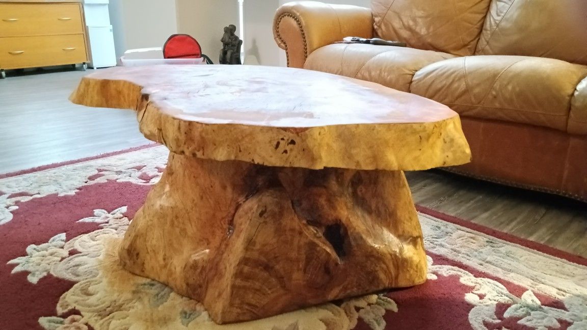 Beautiful Maple Coffee Table. Harvested From Tree Blowing Down In Last Wind Storm. Next