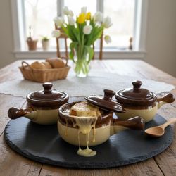 NEW!! Vintage Oven Proof Stone Ware Bowls