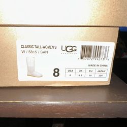 UGG Classic Tall Sand Color Sz 8 Women’s 