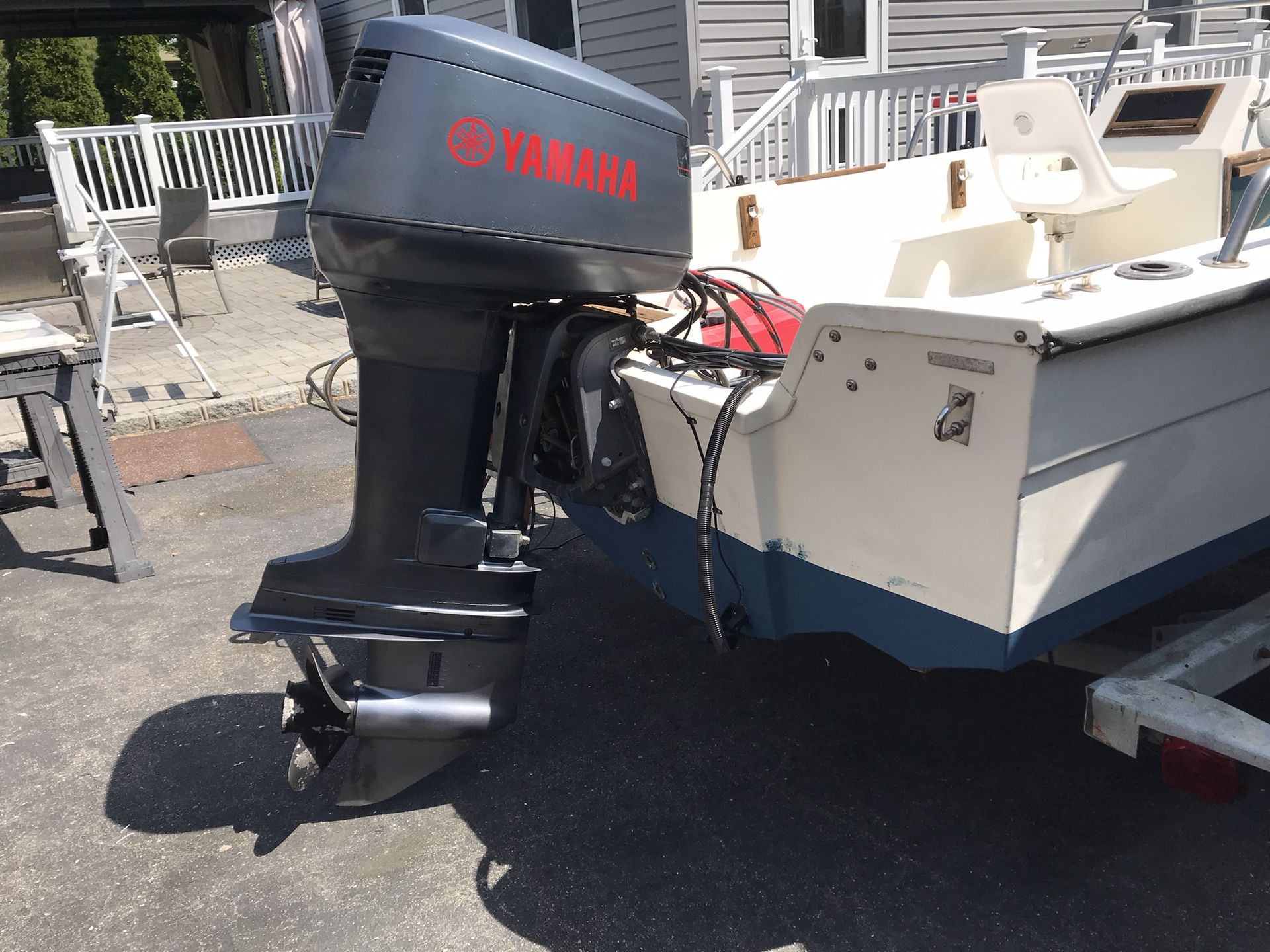 1990 YAMAHA 130 HP Precision Blend 2 Stroke Outboard Engine For Sale 2-130