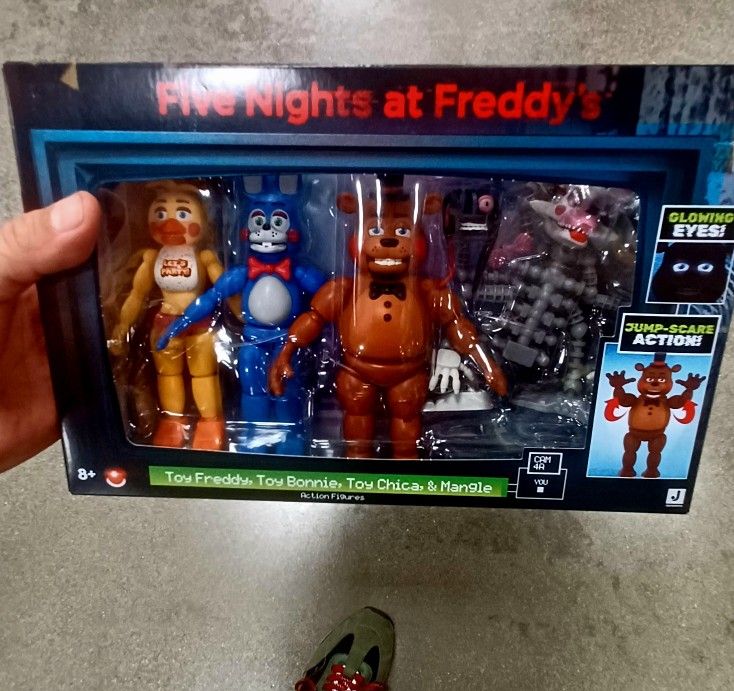 Five Nights At Freddy's Toy Freddy Bonnie Chica MANGLE SET