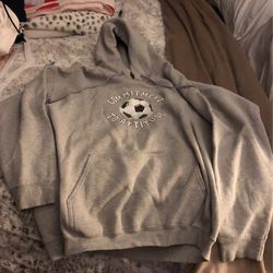 Hoodie Soccer slip over sweatshirt
