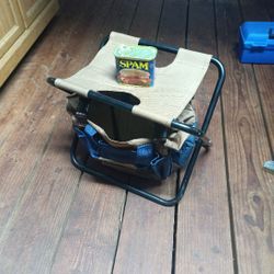 Foldable Stool With Storage Bag For Tools, Phone, Belongs, Etc. 