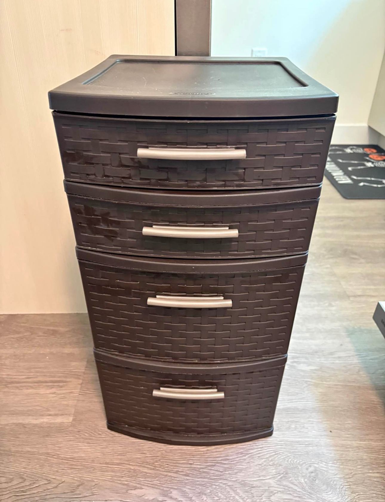 4 Drawer Plastic Storage Organizer
