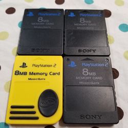 Playstation 2 / PS2 Memory cards 
