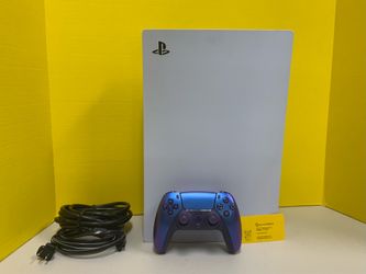 PS5 Disc Edition Purple Controller