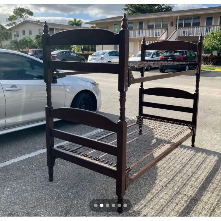Antique Twin Bunk Bed