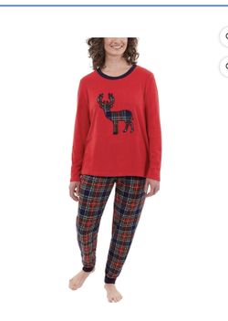 Eddie Bauer Women's Holiday Reindeer Family Matching Pajama Set New with tags
