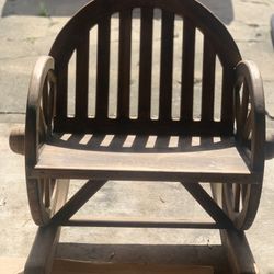 Wood Rocking Chair Brand New 