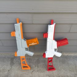 SplatRBall SRB400 Gel Blaster Bundle - Set of 2 (Orange & Red) with Magazines and Ammo