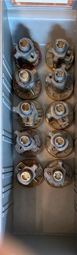 Lot of 10 Kwikset Signature Series Entry Lock Cylinders, Removable Core, Used
