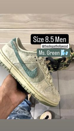 Nike Dunk Low (2024) Size 8.5 Men, Ms GREEN Or Mr. Green