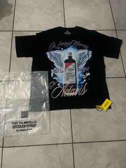 Black  cough syrup tee shirt