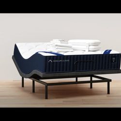 Queen Size Tempur Pedic Mattress With Electrical Adjustable Bed Frame