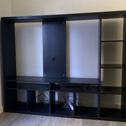 Tv Stand With 8 Storage Units 