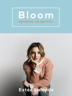 Bloom Navigating Life and Style Lalonde Estee Paperback Used