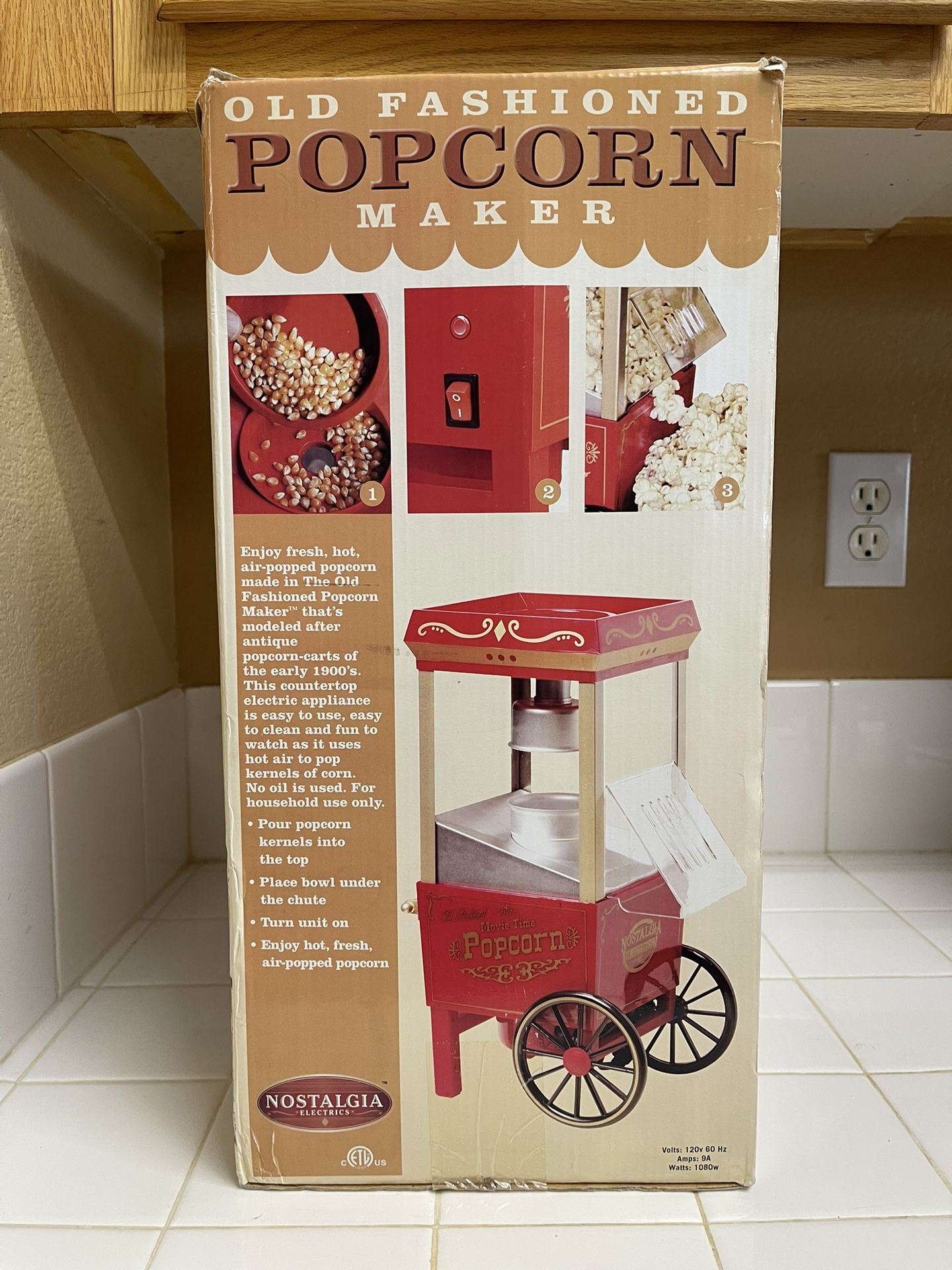 Old Fashioned Popcorn Maker. $15 Only Now, Dropped From $25