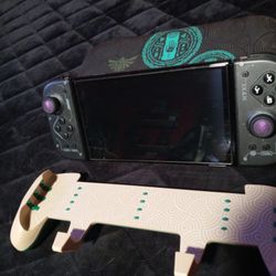 Nintendo Switch OLED With Nyxi Hyperion Joycons Bundle