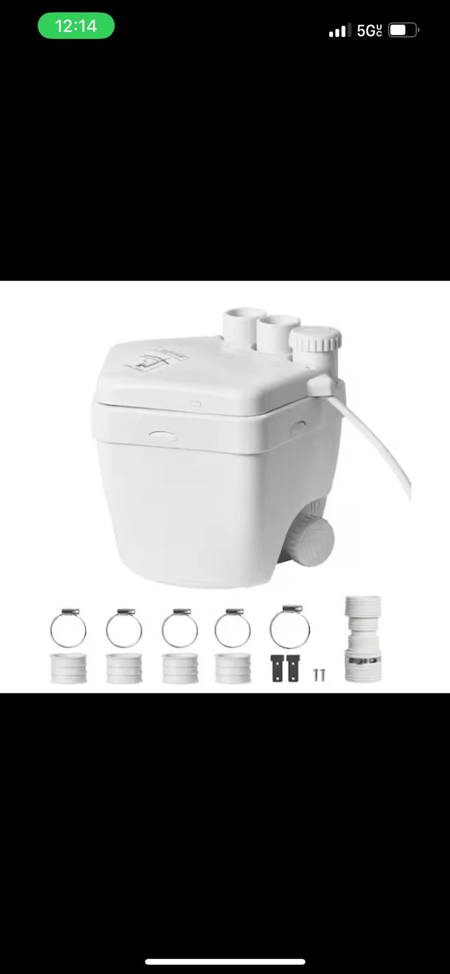 Utility Sink Pump, 1/3 HP, 120-Volt, 1750 GPH Flow, 18 ft. Head, Under-Sink Sump