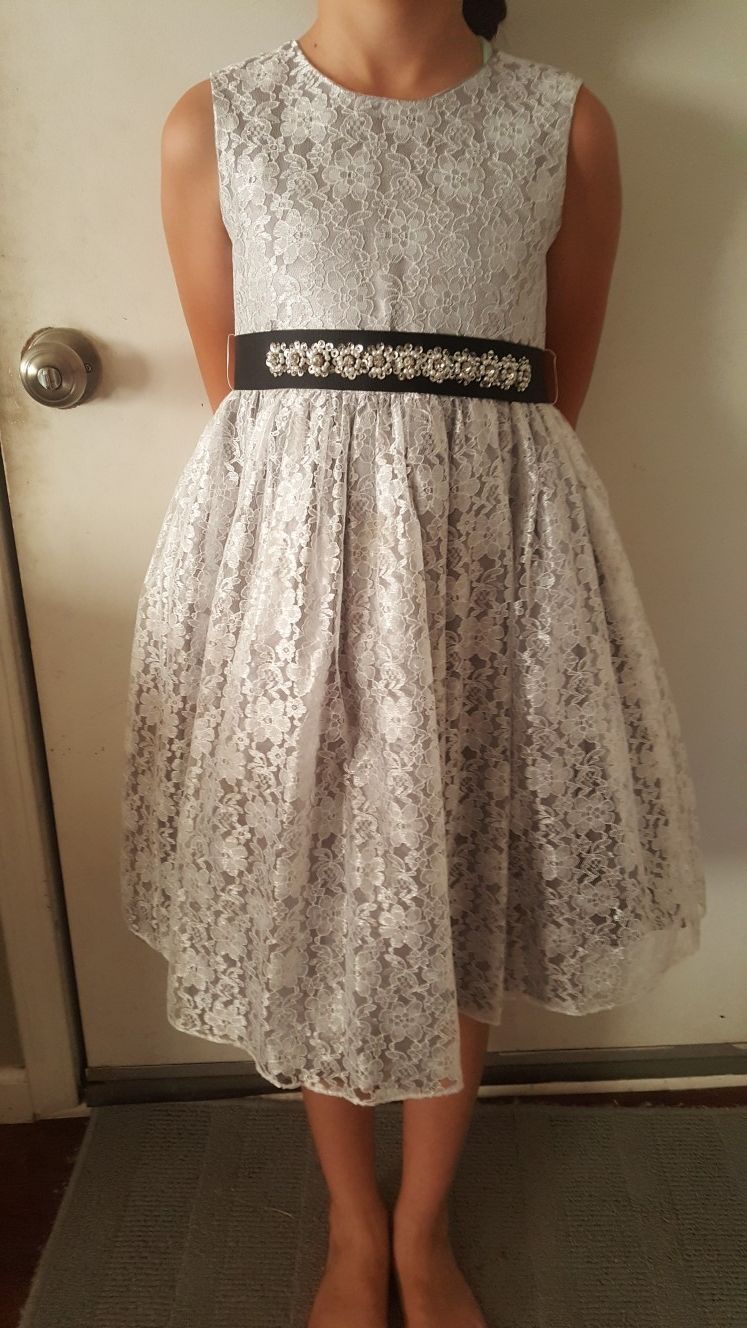 Gray girls dress