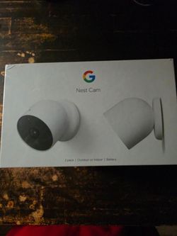 Google Nest Cam 2-Pack Outdoor/Indoor Battery
