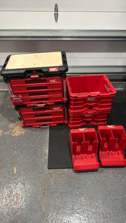 Milwaukee Packout drawers / crates / wall accessories