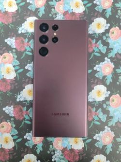 Galaxy S22 Ultra 5G 6.8" (Unlocked) 512GB Burgundy - 90 day warranty included!