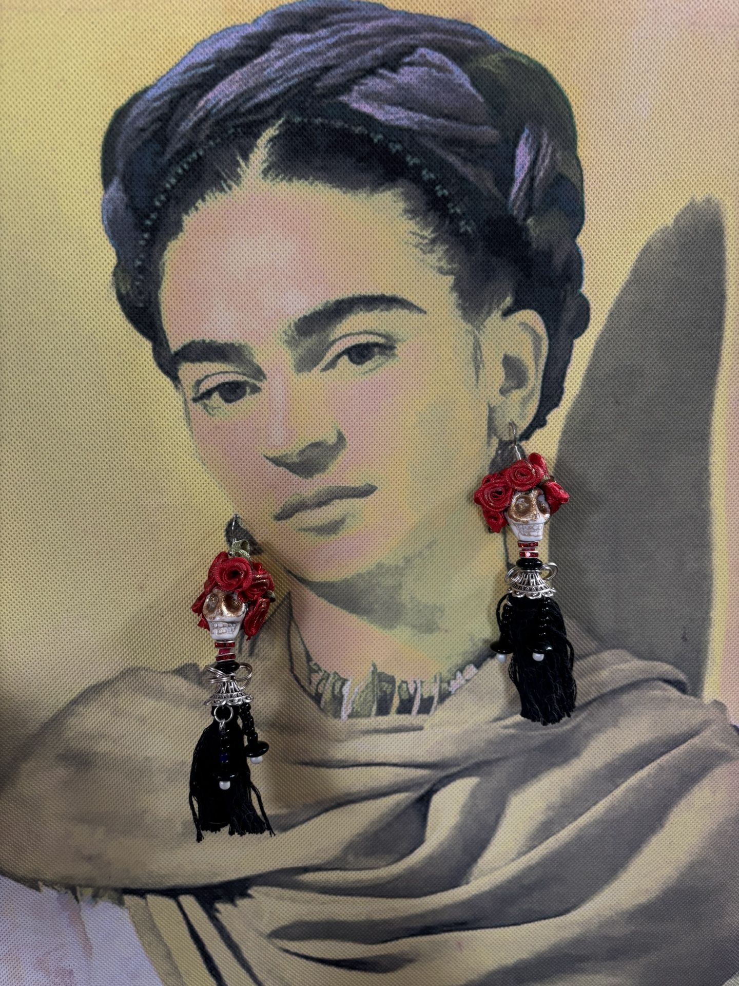 Dia De Los Muertos Katrina Earrings