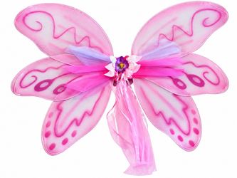 Pink fairy wings kids Halloween costume