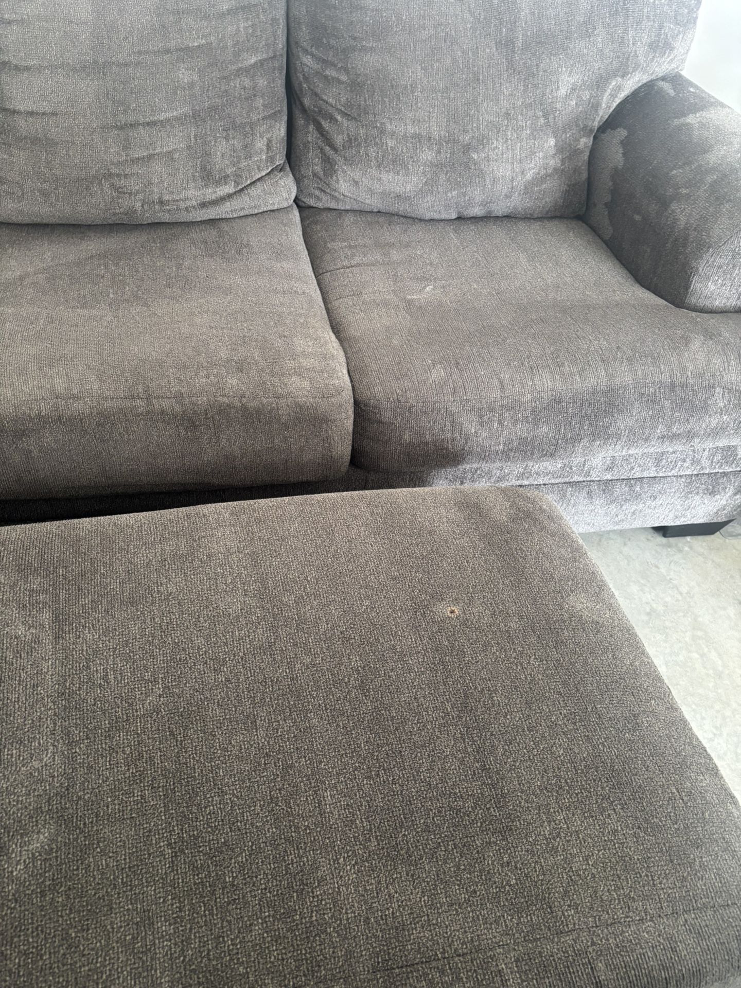 Brown Couch And Love Seat Set