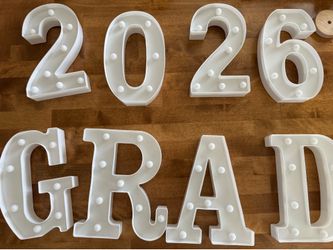 Brand new Light up letters and numbers